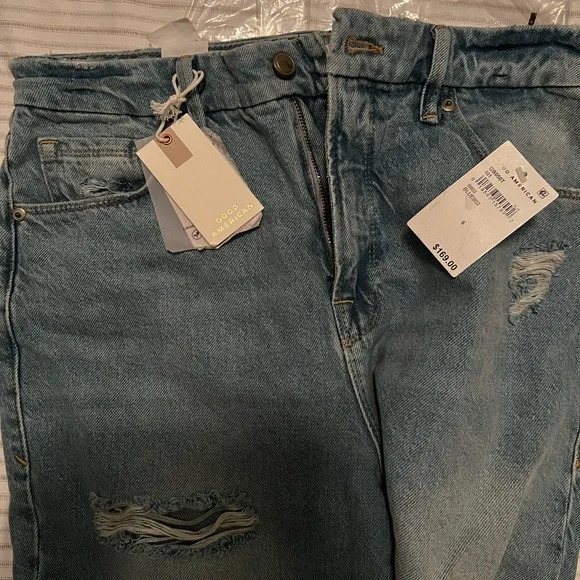 NWT Good American Good Boy Blue802 - Picture 9 of 10